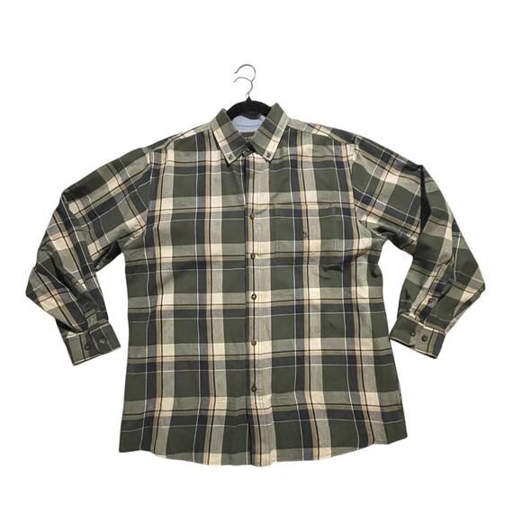 Bit & Bridle Men’s M Long Sleeve Button Down Shirt - Plaid - Western Style - EUC - Picture 1 of 9